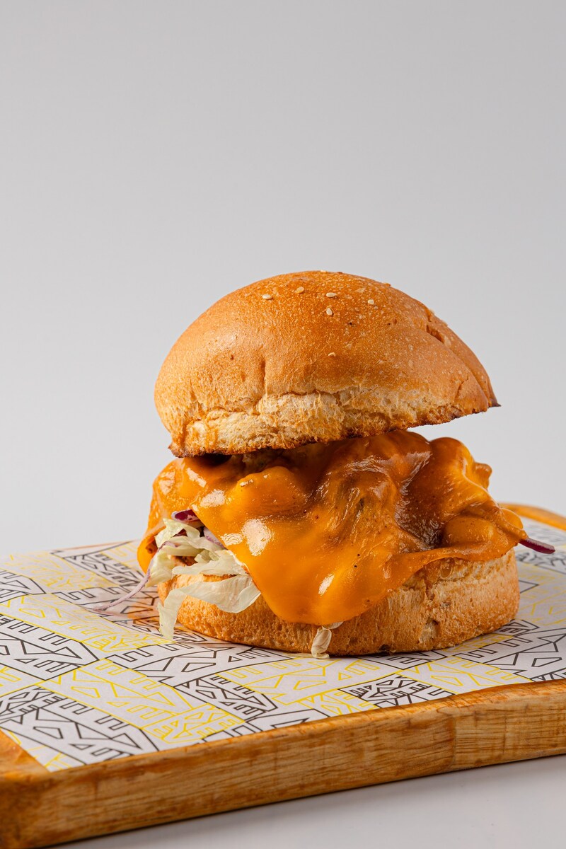 Чизбургер с курицей