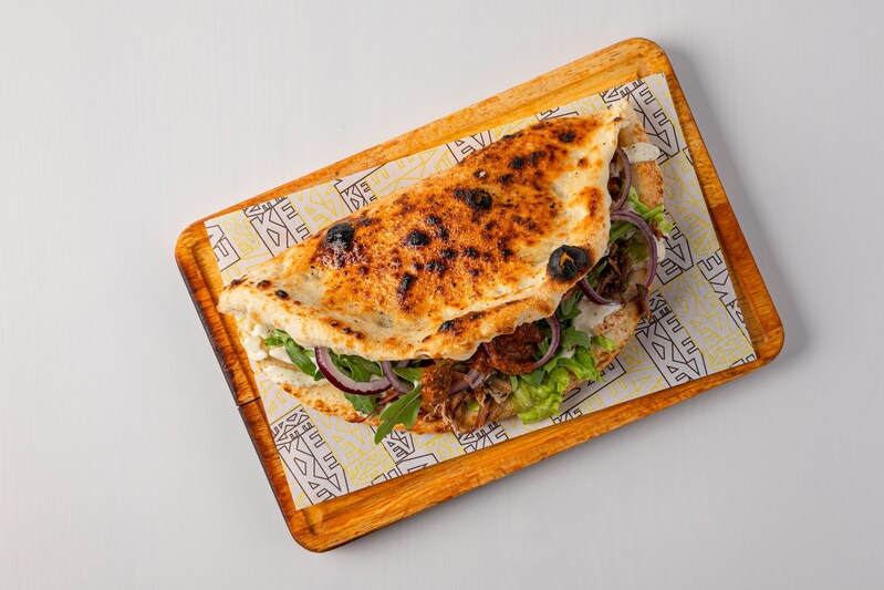 Пиде с рваным мясом